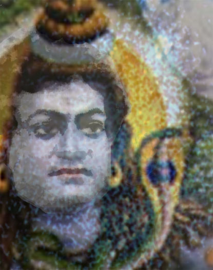 Vivekananda as shiva